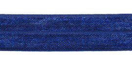 Blue 20mm/0.8" Elastic Bias Binding