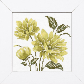 Lime Green Flower Telpakket Aida Lanarte