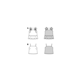 5638 Burda naaipatroon - Top in variatie