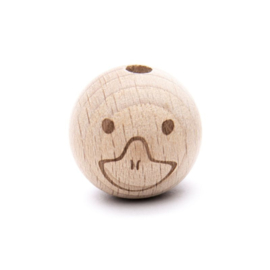 Duck 25mm 2 Wooden Beads Durable 