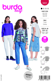 5831 Burda Naaipatroon | Shirt in variatie