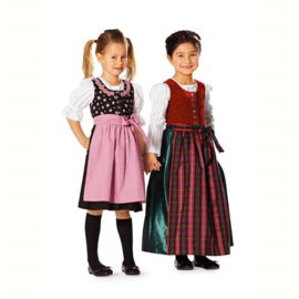 9509 Burda Naaipatroon | Folklore jurk in variaties