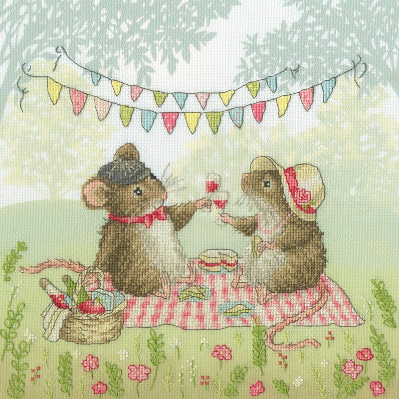 Meadow moments aida - Bothy Threads telpakket