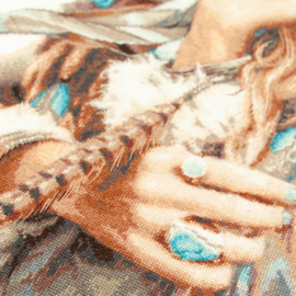 Boho girl - aida - Magic Needle telpakket