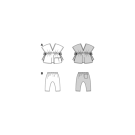 9191 Burda naaipatroon - Blouse & Broek