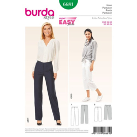 6681 Burda Naaipatroon  | Broek in variaties