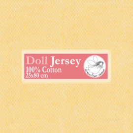 geel Doll Jersey 25 x 80cm