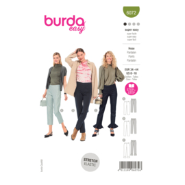 6072 Burda Naaipatroon | Broek in Variatie