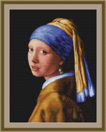 Meisje met de parel Aida telpakket Luca-S Vermeer