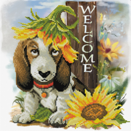 Sunflower Hound Voorbedrukt borduurpakket - Needleart World