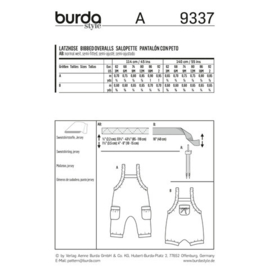 9337 Burda Naaipatroon | Jumpsuit in variatie