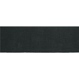 001 donker grijs uni boord - 7 cm x 135 cm - Restyle