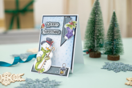 Christmas in your heart | Vintage Snowman | Clear acrylic stamp | Crafter's Companion