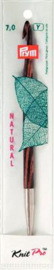 7mm Natural Verwisselbare Tunische Haaknaalden Prym KnitPro