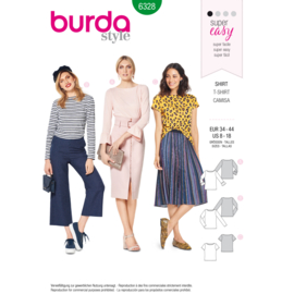 6328 Burda Naaipatroon | Shirt in variaties