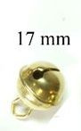 17mm Gold Round Bell