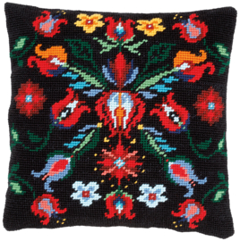 LMV Folklore Tapestry Canvas Cushion Vervaco