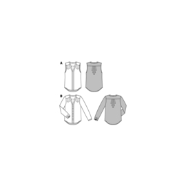 6632 Burda Naaipatroon | Blouse in variaties