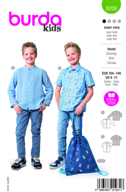 9209 Burda Naaipatroon | Bloes in variatie