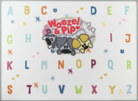Woezel & Pip ABC Aida Pako Embroidery Kit