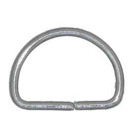 20mm 010 zilveren d-ringen - ReStyle