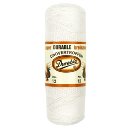 No. 12 White Durable Knitting Cotton
