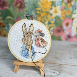 Benjamin Bunny - houten needle minder Peter Konijn - the Crafty Kit Company
