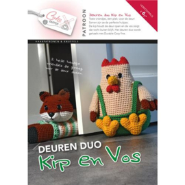 Patroonboekje Deuren Duo Kip en Vos | Cute Dutch