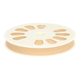 889 Beige Gevouwen Biasband 20mm p.m. Oaki Doki