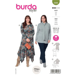 5986 Burda Naaipatroon | Jurk en sweater