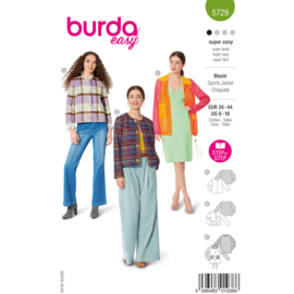 5729 Burda Patroon - Blazer in variaties