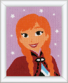 Anna Disney Frozen Vervaco Canvas Kit