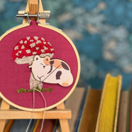 Calico kat - houten needle minder - the Crafty kit Company