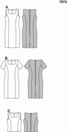 7972 Burda Naaipatroon - Jurk in variaties en top