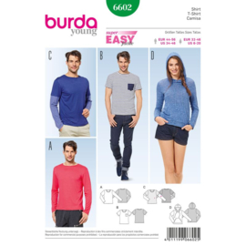 6602 Burda Naaipatroon | Shirt in variaties