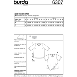 6307 Burda Naaipatroon | Shirt in variaties