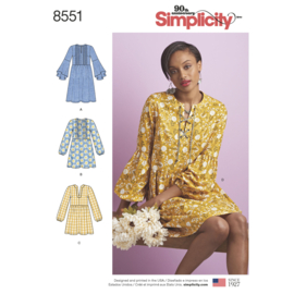 8551 P5 Simplicity Sewing Pattern 38-46