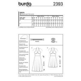 2393 Burda Naaipatroon - Marilyn Monroe jurk