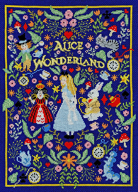 Alice in Wonderland -Through the Looking Glass Aida telpakket - Bothy Threads