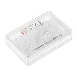 8mm Plastic vierkante aannaaidrukknopen  | ReStyle