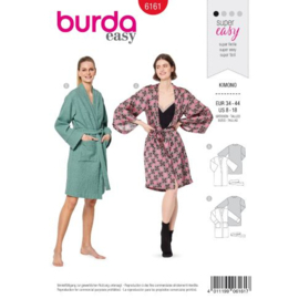 6161 Burda Naaipatroon | Kimono in variatie