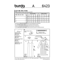 6423 Burda Naaipatroon | Jurk in variaties