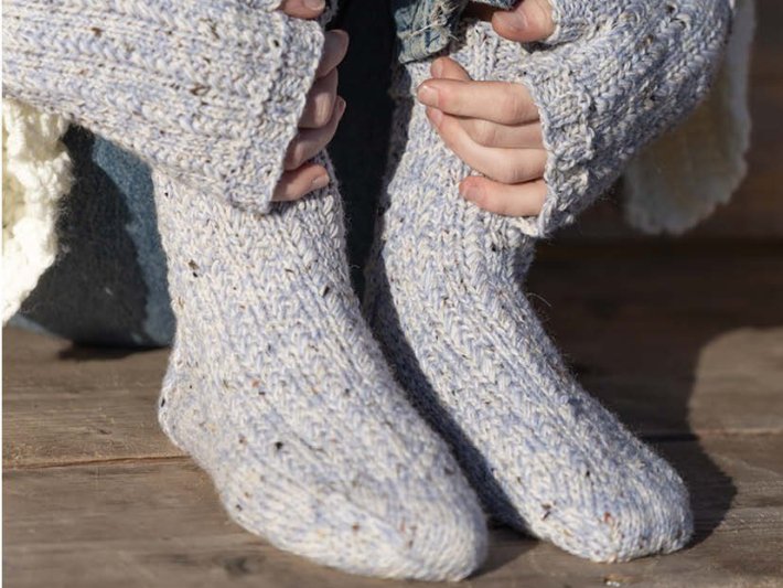 WarmWraps - gebreid - Durable Soqs (tweed)