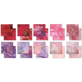 Ink Drops - Rose | Craft Papers | Craft Consortium