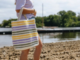 Summer Striped Bag Durable Garenpakket