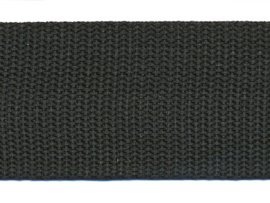 25mm Zwart Tassenband