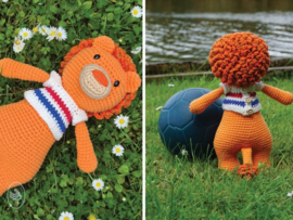 Lex de Oranjeleeuw - gehaakt - Durable Cosy Fine & Coral
