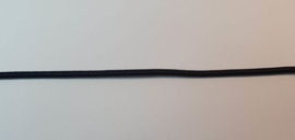Zwart koord elastiek 3mm