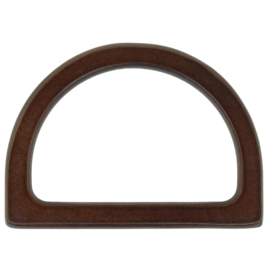 12x8cm donker houten tassenhandvat - Restyle