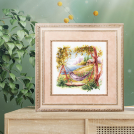Take time to relax - aida - Magic Needle telpakket